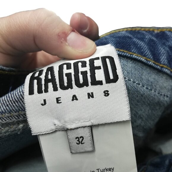 The Ragged Priest Wide Leg Skater Relaxed Loose Jeans Size 32 Cropped New NWT - Picture 10 of 11